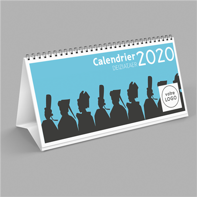 CALENDRIER 2021 CHEVALET PERSONNALISABLE