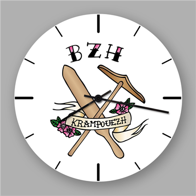 HORLOGE MOTIF CREPES