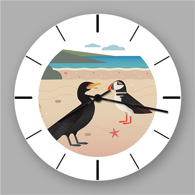 HORLOGE MOTIF OISEAUX