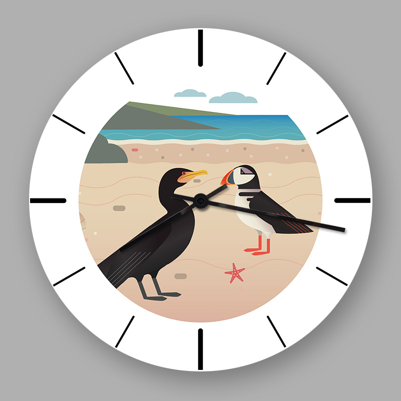 Horloge à marée - La Nageuse bretonne - Bretagne SOUVENIRS