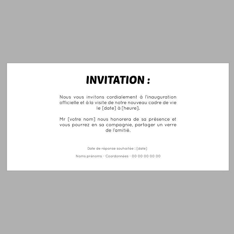 Carte D Invitation Bretonne