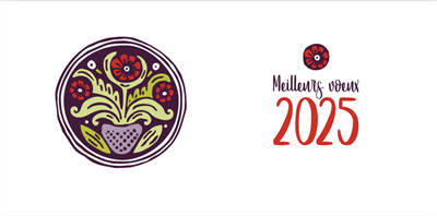 CARTE DE VOEUX "LIT CLOS"